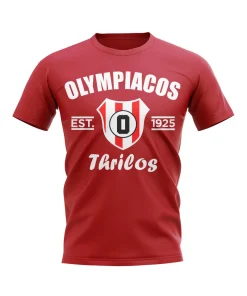 Alternative view of Olympiacos Established Football T-Shirt (Red)