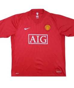 Alternative view of Manchester United 2007-09 Home Shirt (Very Good)
