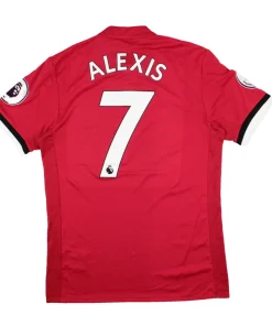 Alternative view of Manchester United 2017-18 Home Shirt (S) Alexis #7 (Mint)