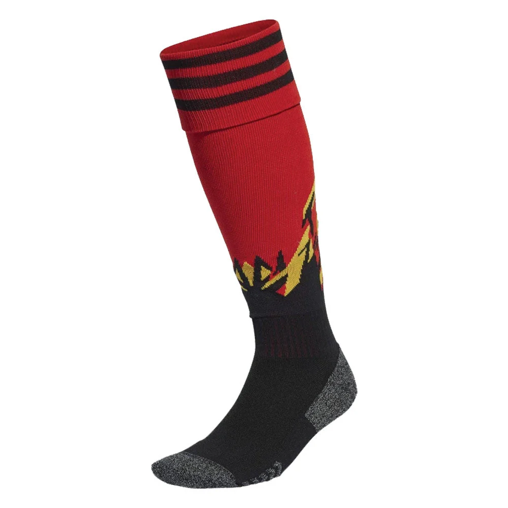 2022-2023 Belgium Home Socks (Red) - Image 2
