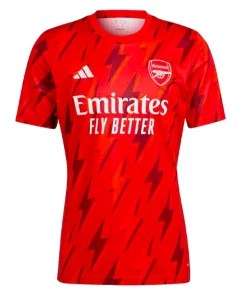 Alternative view of 2023-2024 Arsenal Pre-Match Shirt (Red)