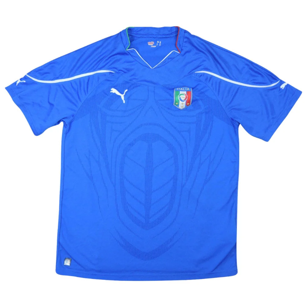 Italy 2010-11 Home Shirt ((Very Good) L) - Image 2