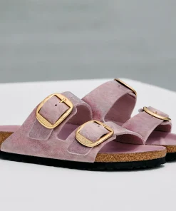 Alternative view of ARIZONA BIG BUCKLE - LAVENDER - OIL LEATHER