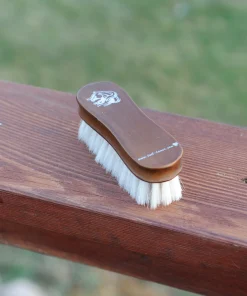Small Wooden Goat Hair Brush by Tail Tamer™